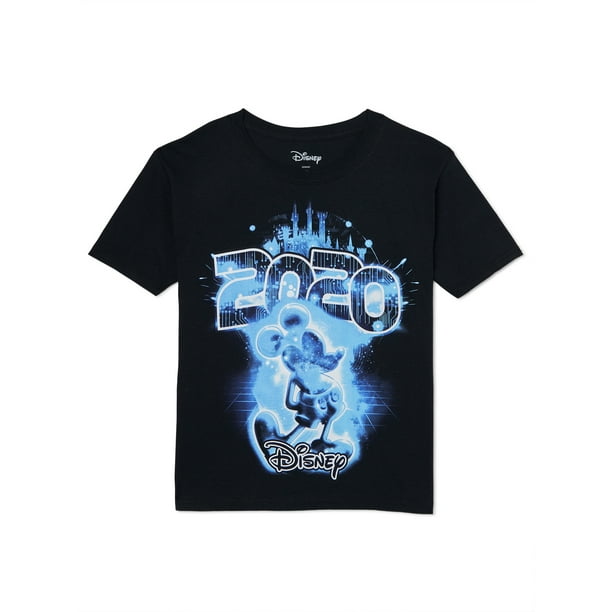 Disney Cinderella Castle Black Juniors T-shirt New